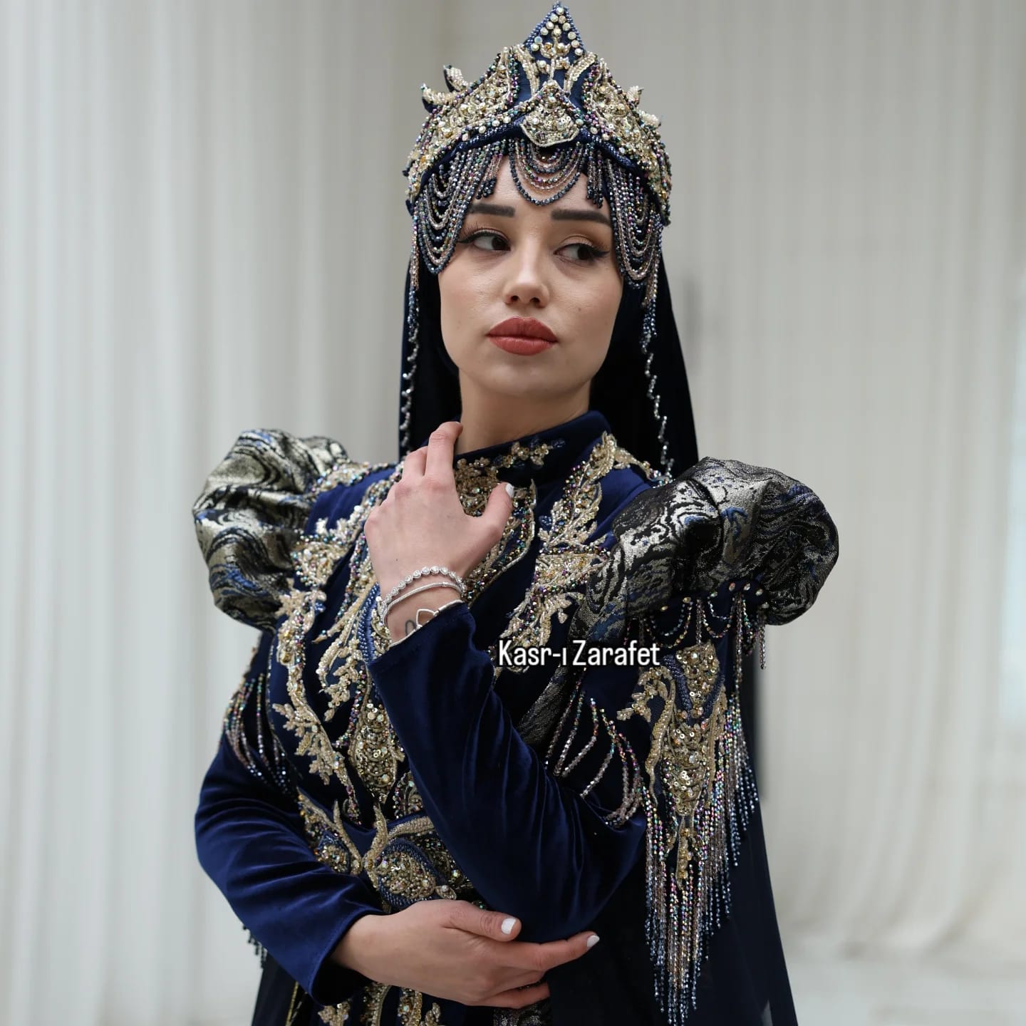 2025 Kaftan Şah Sultan - Kaftan küçük görsel | Kasrı Zarafet
