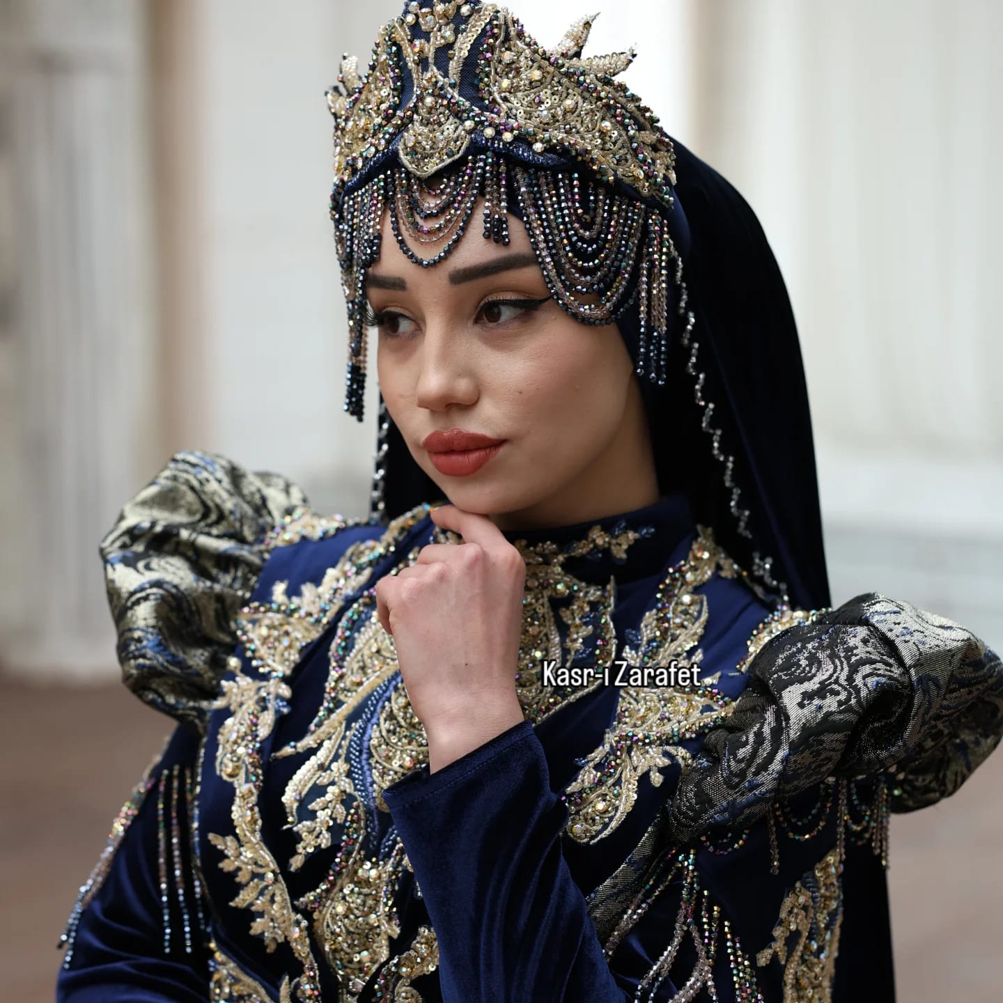 2025 Kaftan Şah Sultan - Kaftan küçük görsel | Kasrı Zarafet
