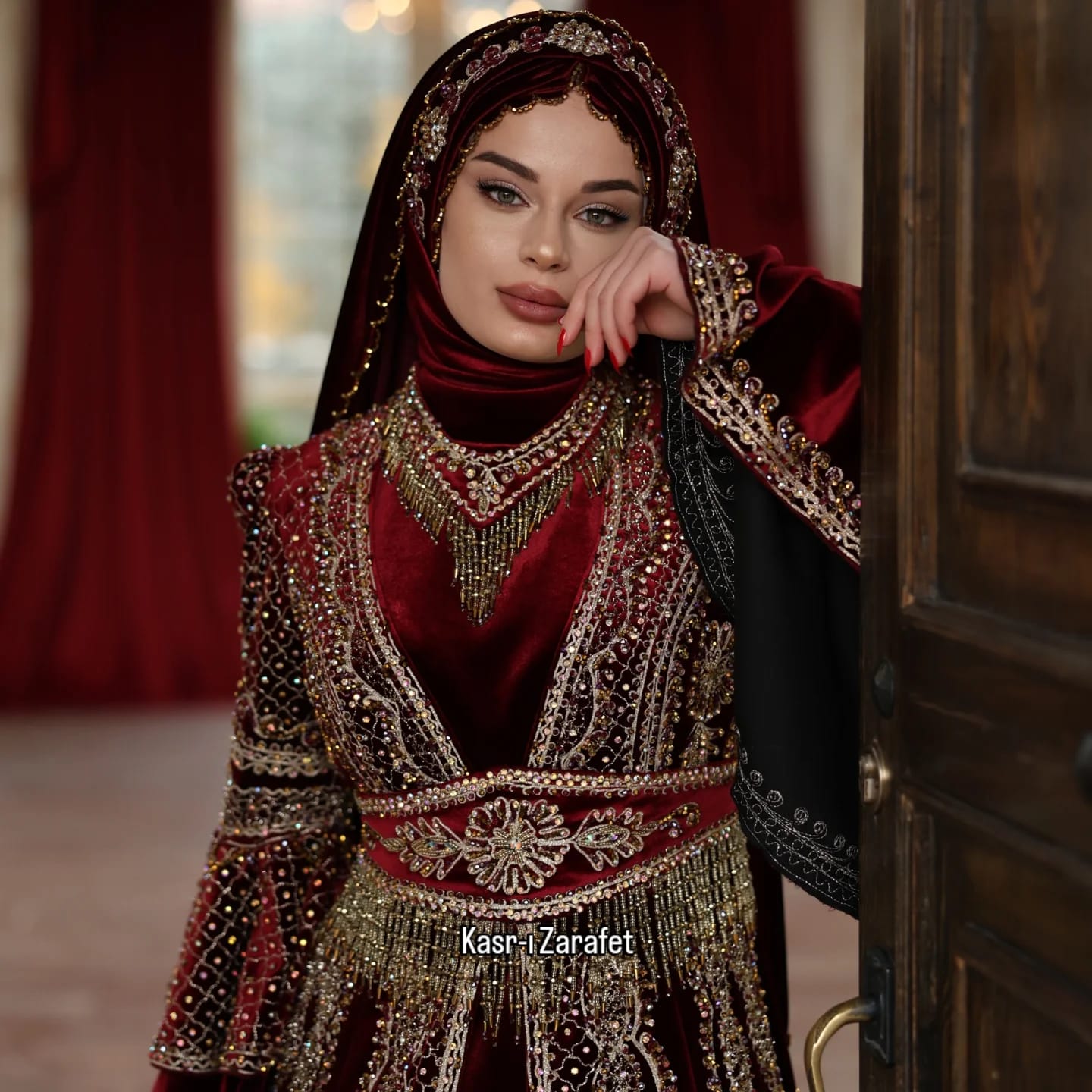 2025 Hürrem Kaftan - Kaftan küçük görsel | Kasrı Zarafet