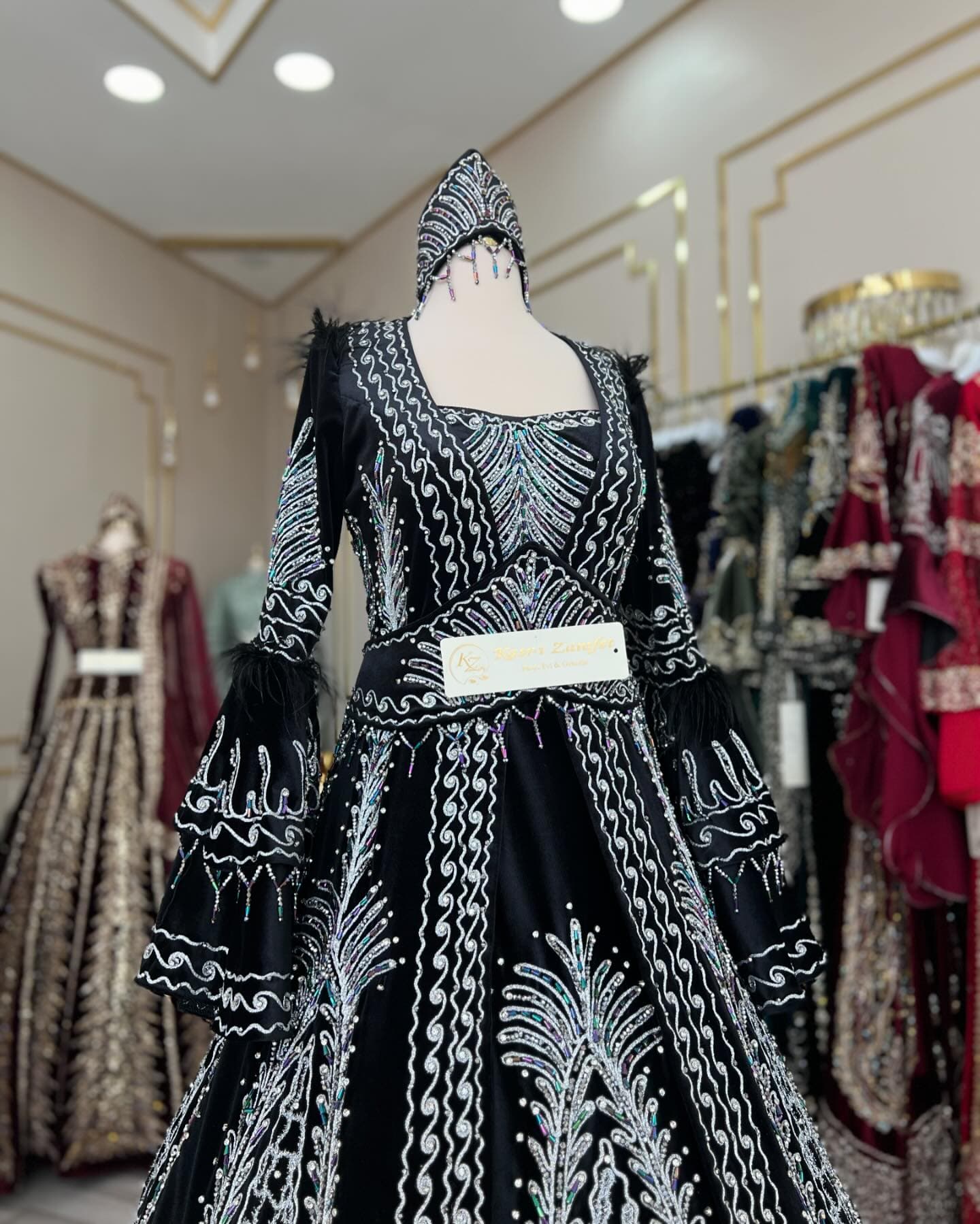 Efsane Collection Palmiye - Kaftan küçük görsel | Kasrı Zarafet